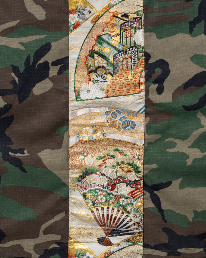 Kiriko Custom Military Jacket, Camo Patched, Yellow Pocket and Nami