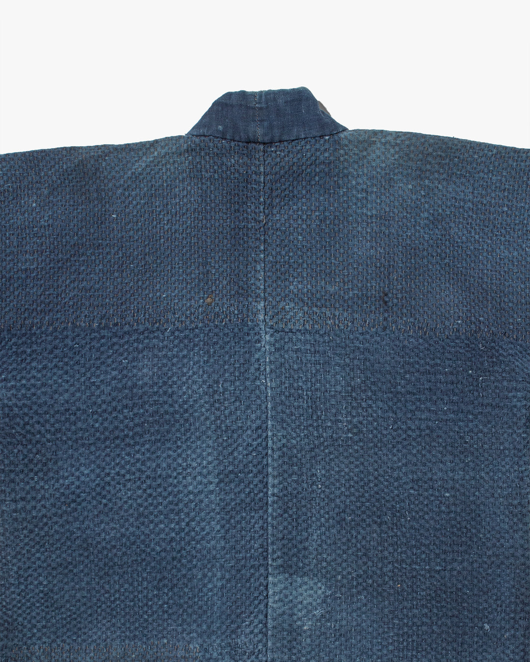 Vintage Noragi Jacket, Partially Sashiko Stitched Indigo