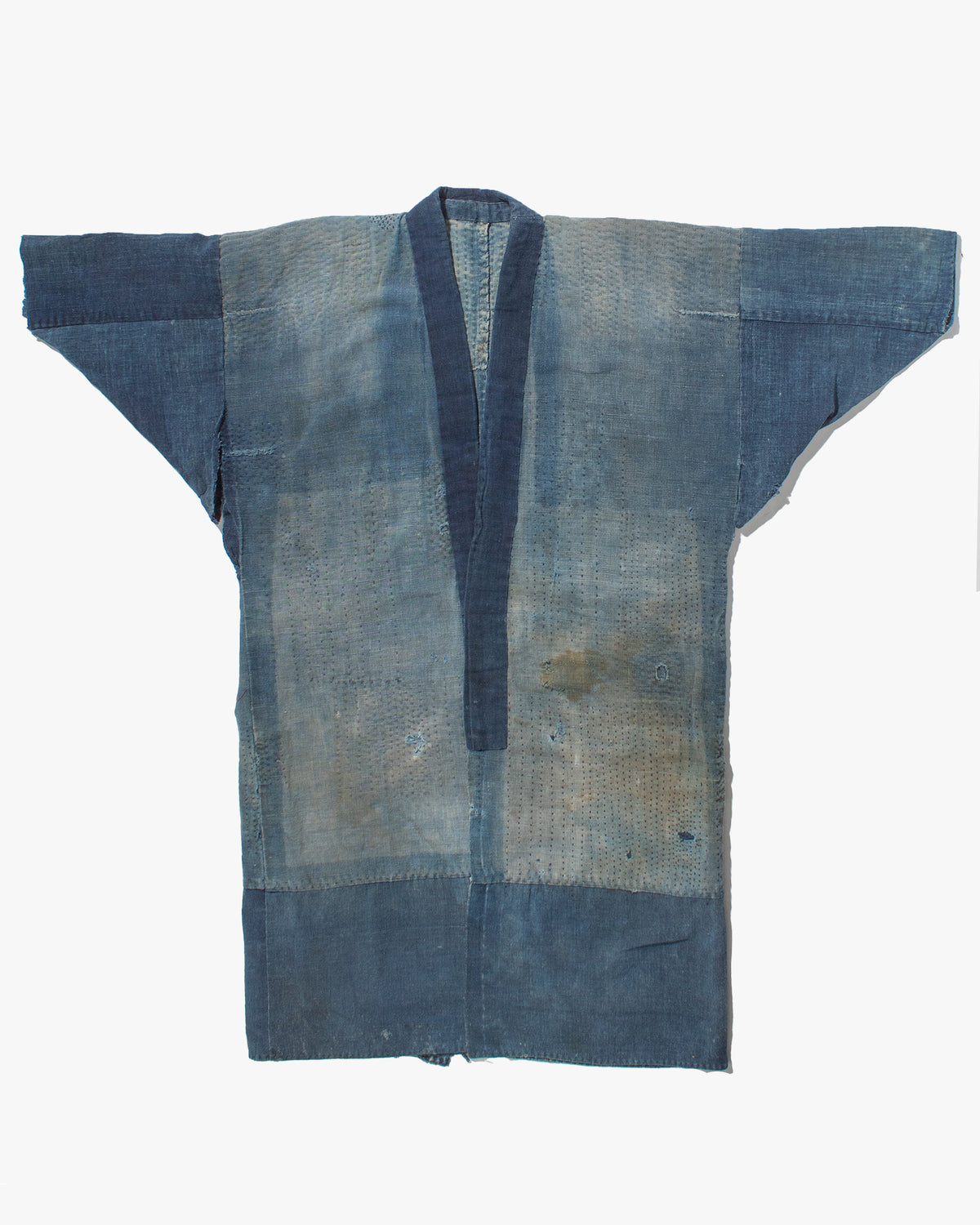 Vintage Noragi Jacket, Partially Sashiko Stitched Indigo #2
