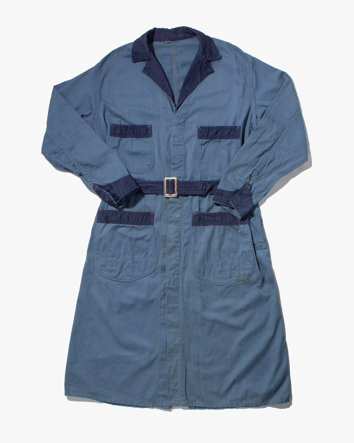 US Shop Coat, Unknown Brand, Blue Color Block - 42