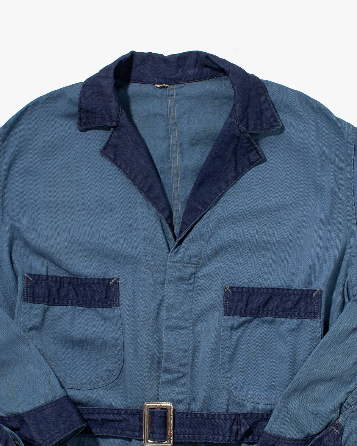 US Shop Coat, Unknown Brand, Blue Color Block - 42