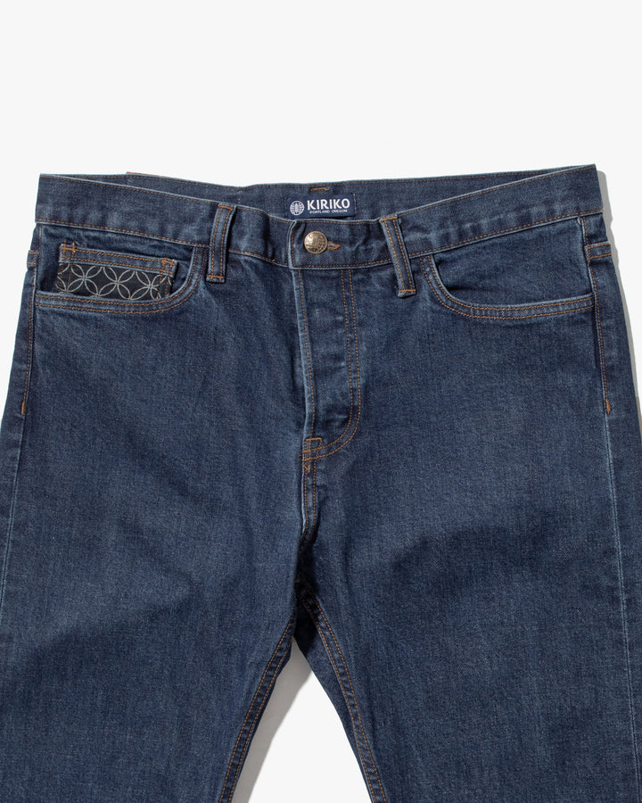 Kiriko Original Denim Jeans, US Made 12.5 oz. Premium Selvedge, One Wash, Shippou