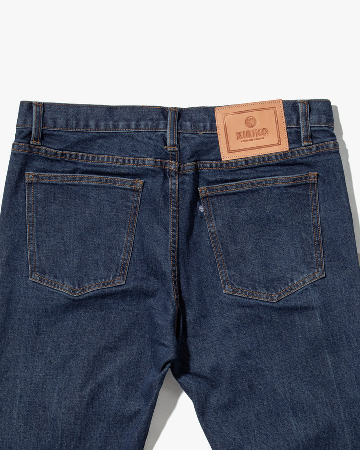 Kiriko Original Denim Jeans, US Made 12.5 oz. Premium Selvedge, One Wash, Seigaiha