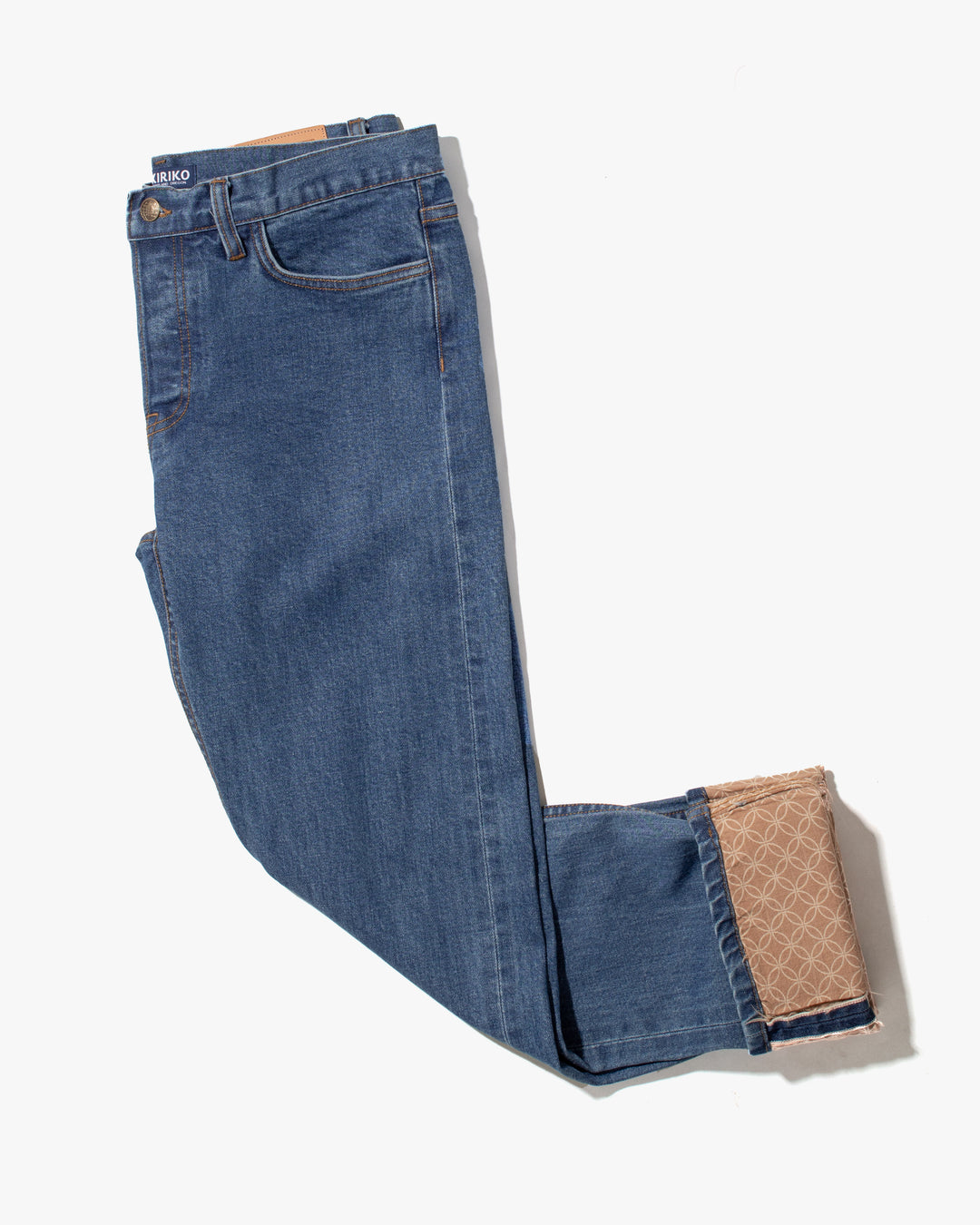 Kiriko Original Denim Jeans, US Made 12.5 oz. Premium Selvedge, Bleach Wash, Shippou