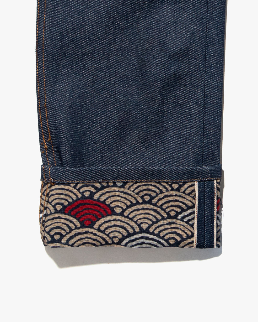 Kiriko Original Denim Jeans, US Made 12.5 oz. Premium Selvedge, Raw, Seigaiha