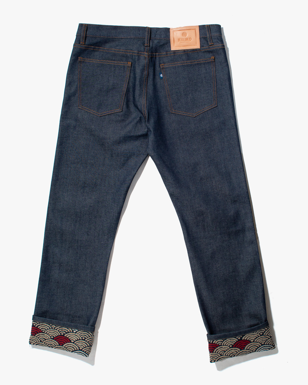Kiriko Original Denim Jeans, US Made 12.5 oz. Premium Selvedge, Raw, Seigaiha