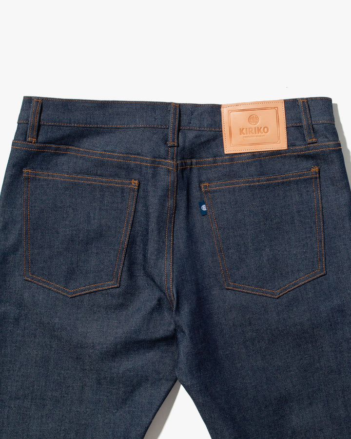 Kiriko Original Denim Jeans, US Made 12.5 oz. Premium Selvedge, Raw, Seigaiha