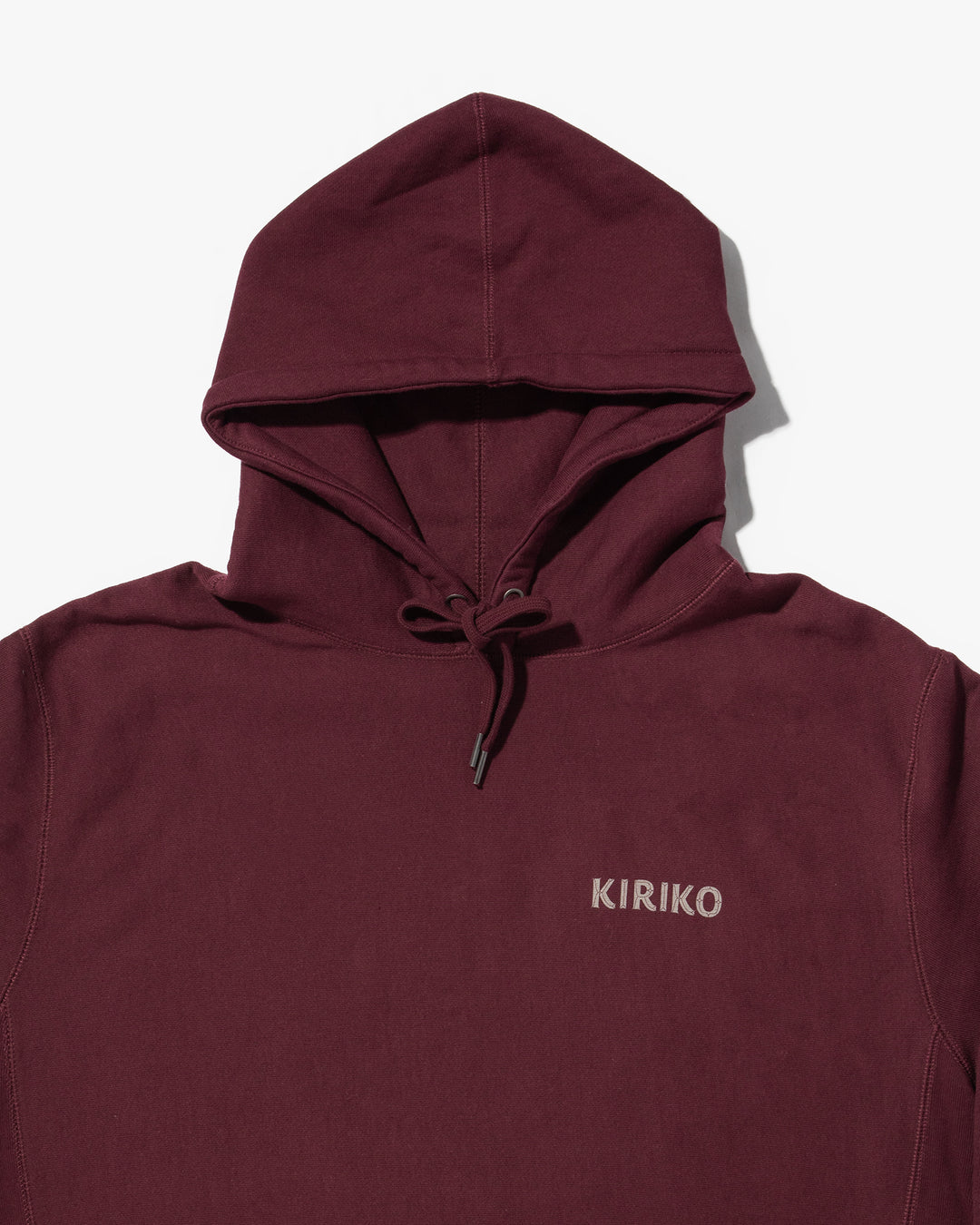 Kiriko Original Hoodie, Printed Ainu, Maroon