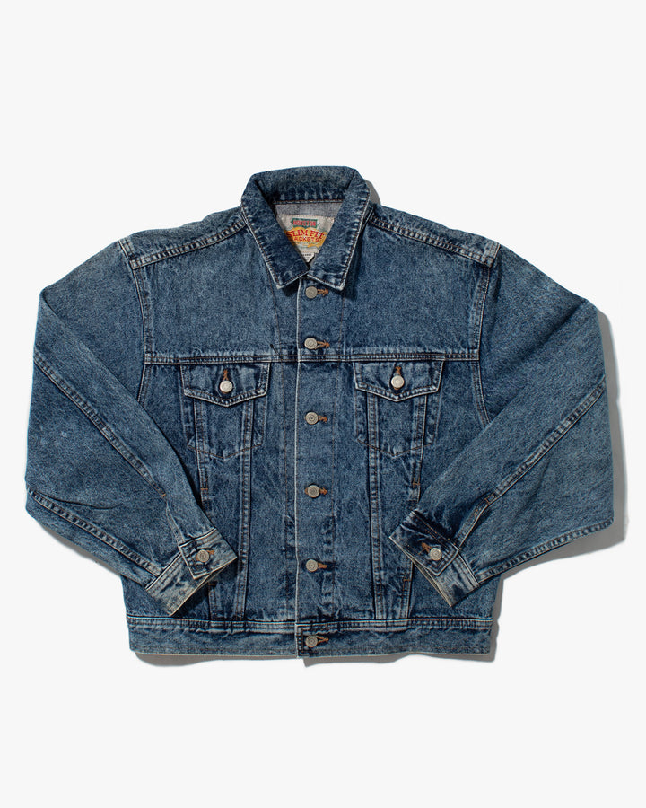 Japanese Repro, Type III Denim Jacket, Houston & Inc., Medium Blue Denim - XL