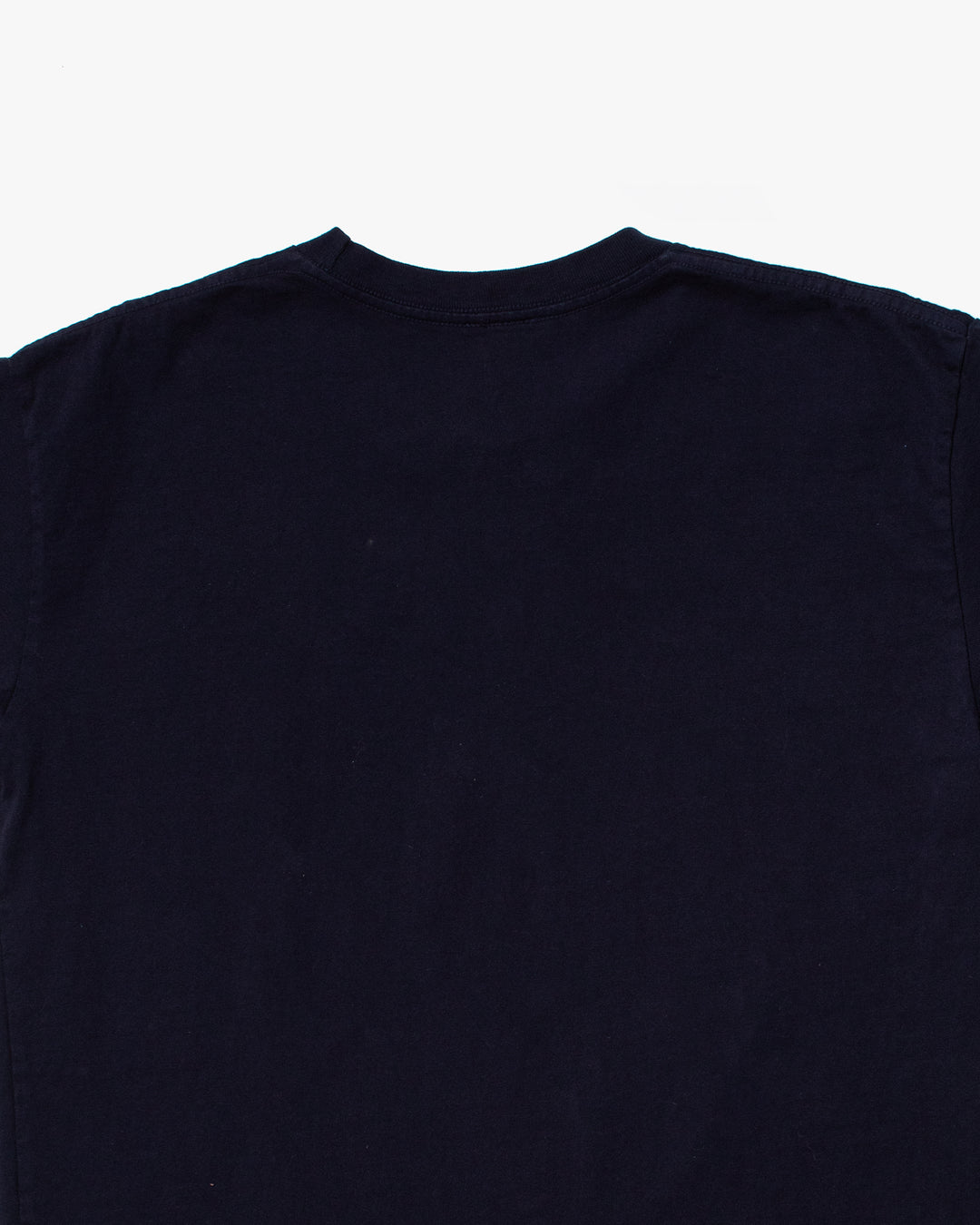 Kiriko Original Tee, 8oz Cotton, Henley Tee, Navy with Denim, Small Tsubaki