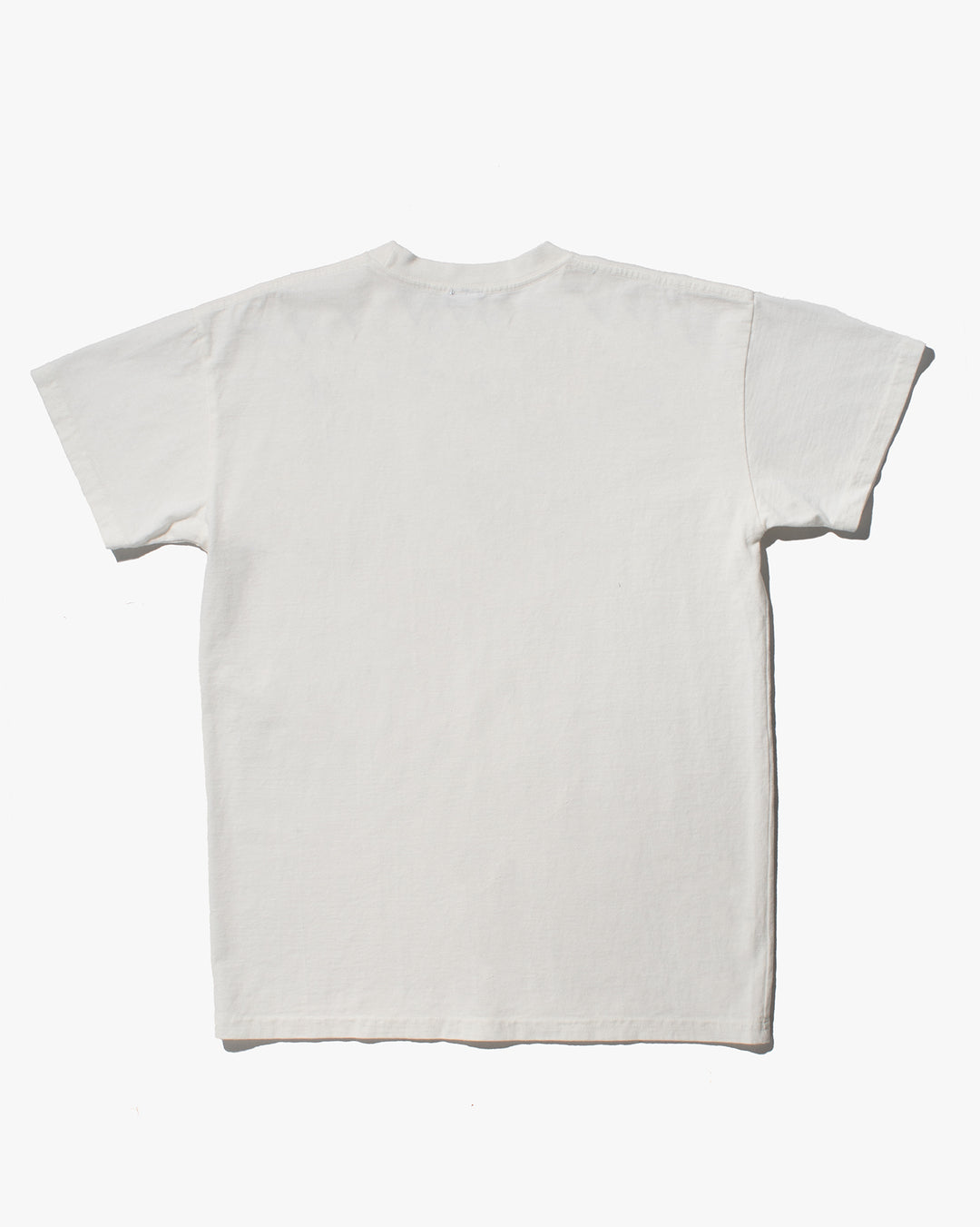 Kiriko Original Tee, 8oz Cotton, Henley Tee, Cream with Denim, Nami