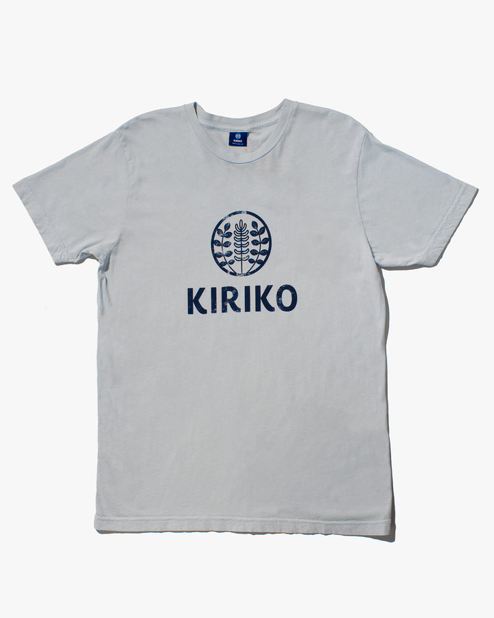 Kiriko Original Tee, 6oz Cotton, Printed Logo, Ice Blue