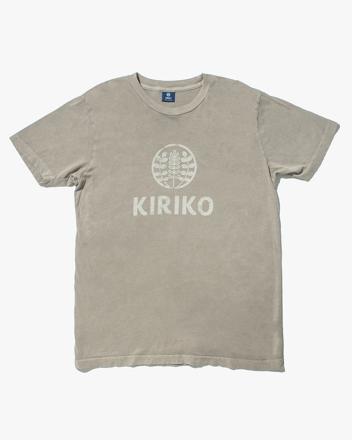 Kiriko Original Tee, 6oz Cotton, Printed Logo, Charcoal Grey