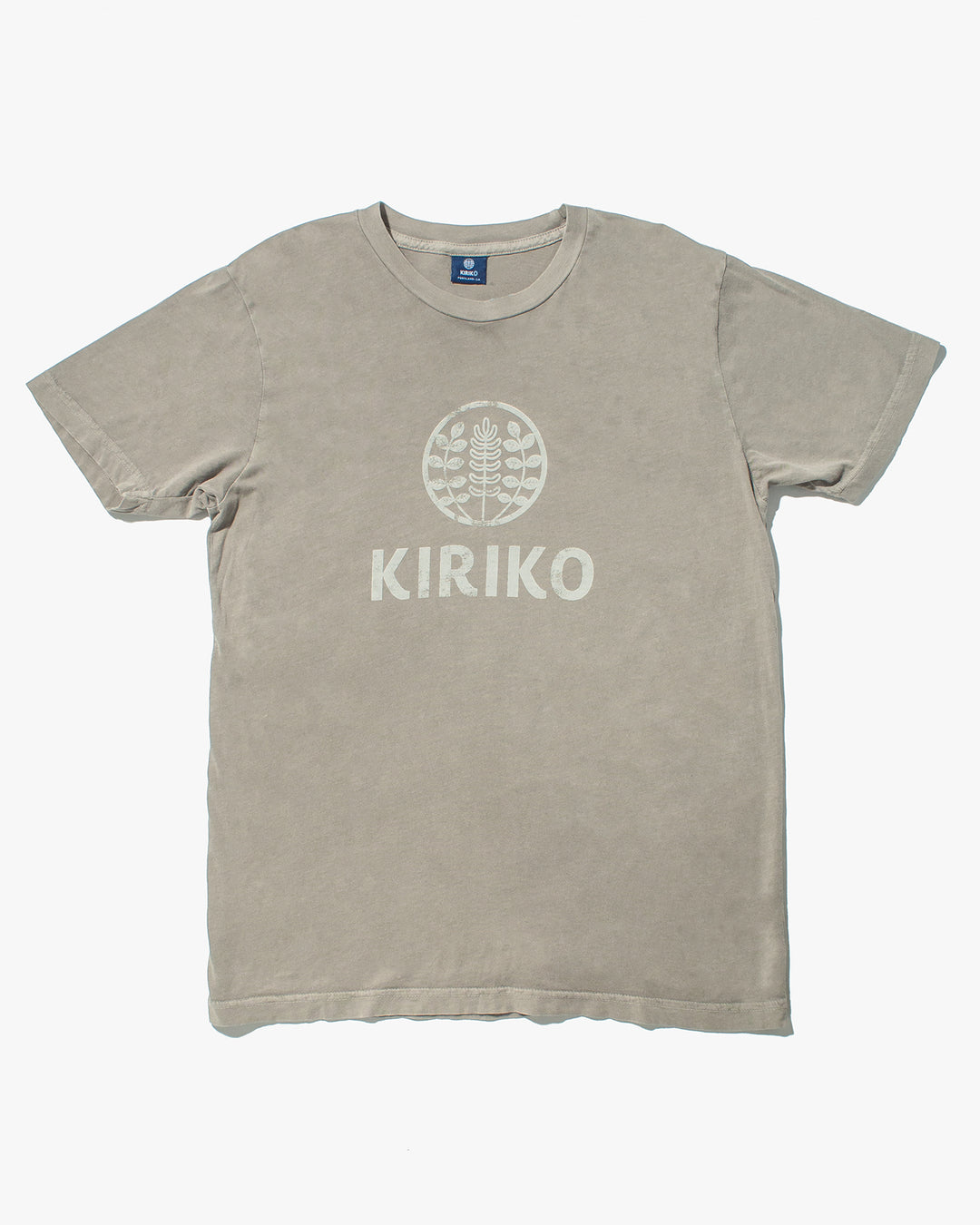 Kiriko Original Tee, 6oz Cotton, Printed Logo, Charcoal Grey
