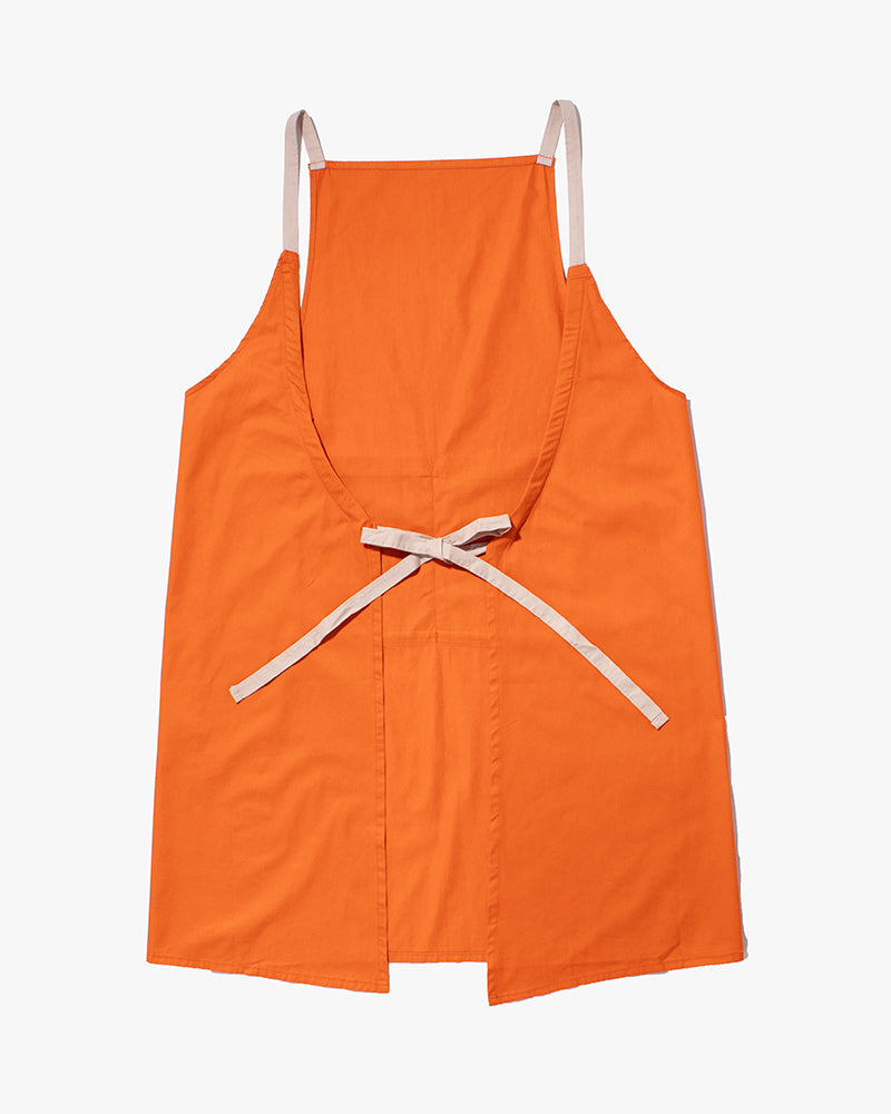 Bisque Whimsy Long Wrap Apron - Orange – Kiriko Made