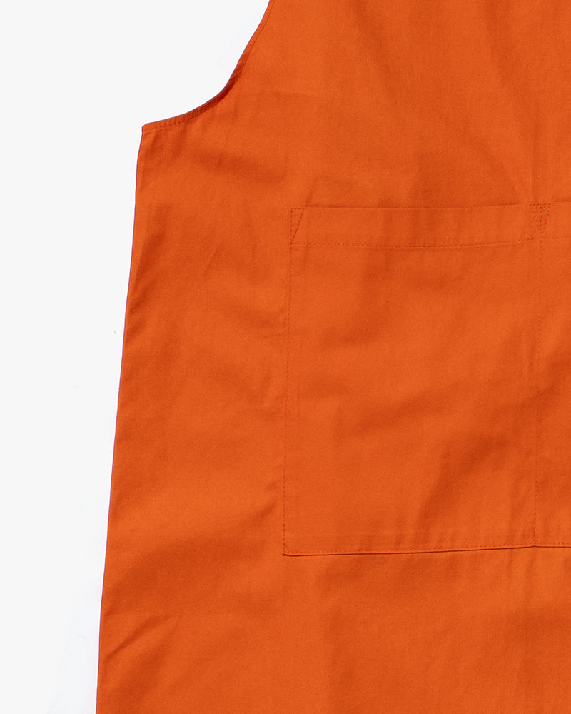 Bisque Whimsy Long Wrap Apron - Orange