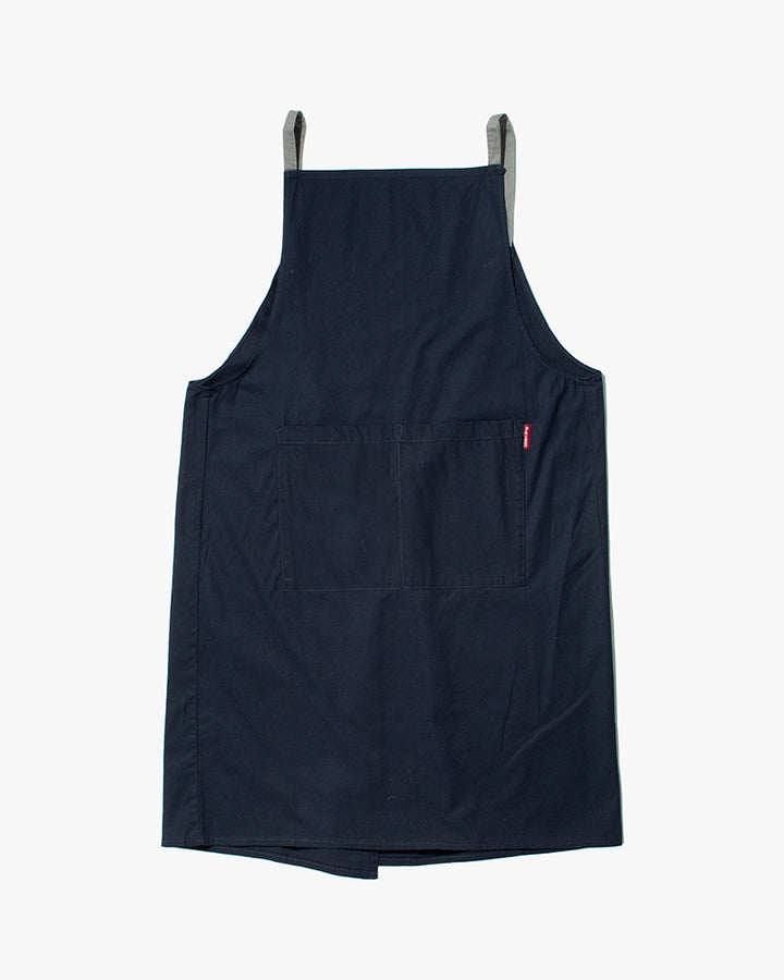 Bisque Whimsy Long Wrap Apron - Navy