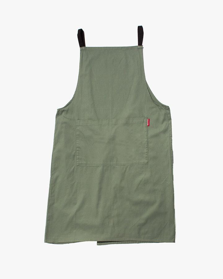 Bisque Whimsy Long Wrap Apron - Sage