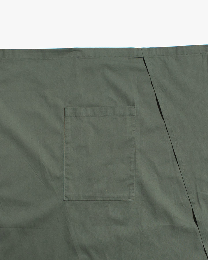 Bisque Whimsy Waist Wrap Apron - Sage