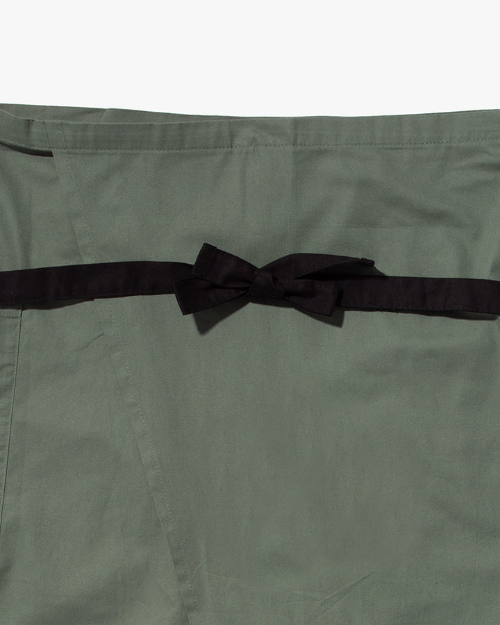 Bisque Whimsy Waist Wrap Apron - Sage