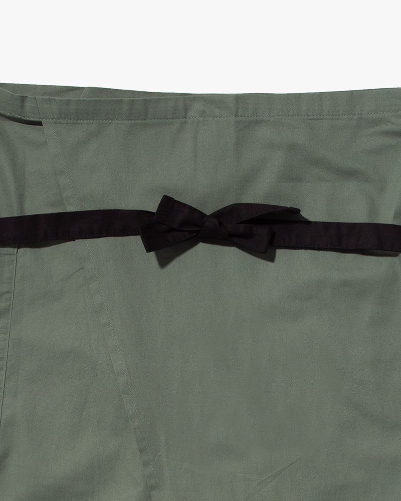 Bisque Whimsy Waist Wrap Apron - Sage
