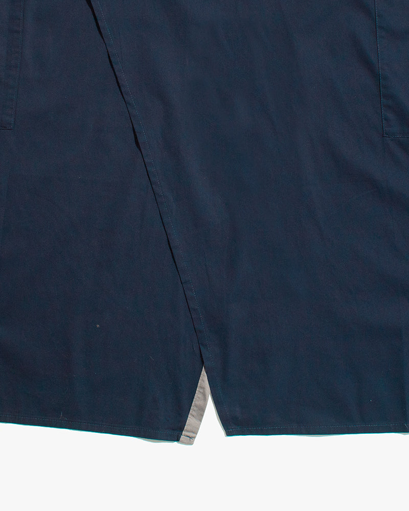 Bisque Whimsy Waist Wrap Apron - Navy