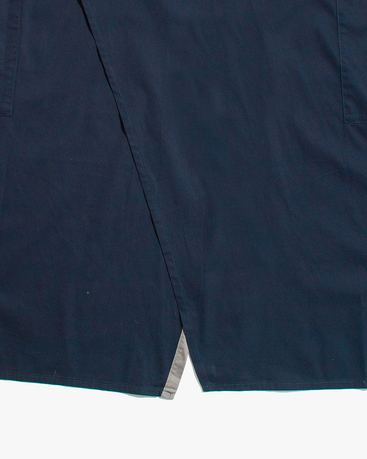 Bisque Whimsy Waist Wrap Apron - Navy