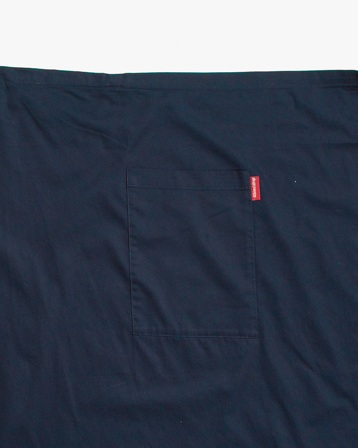 Bisque Whimsy Waist Wrap Apron - Navy