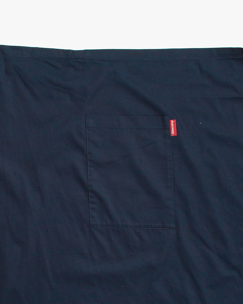 Bisque Whimsy Waist Wrap Apron - Navy