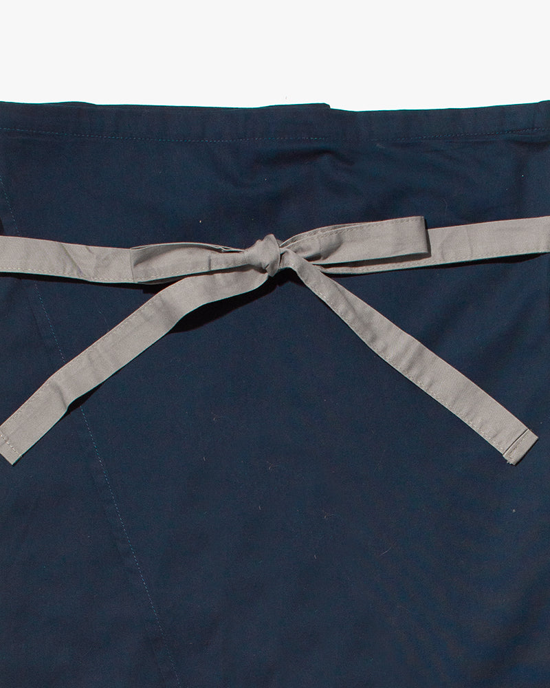 Bisque Whimsy Waist Wrap Apron - Navy