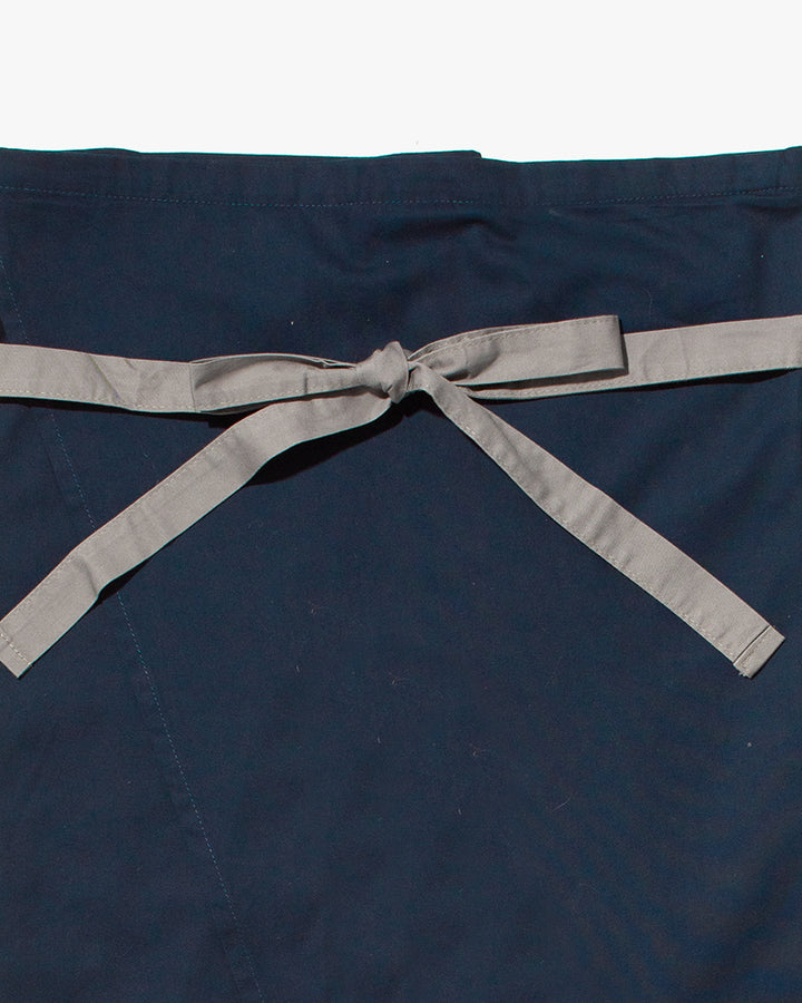 Bisque Whimsy Waist Wrap Apron - Navy