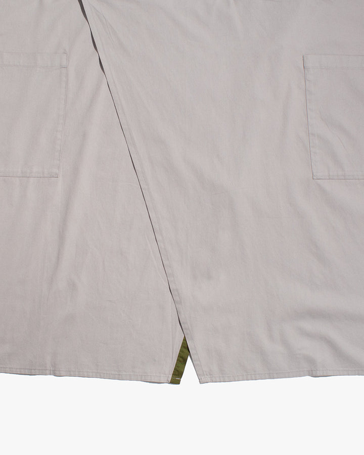 Bisque Whimsy Waist Wrap Apron - Light Grey