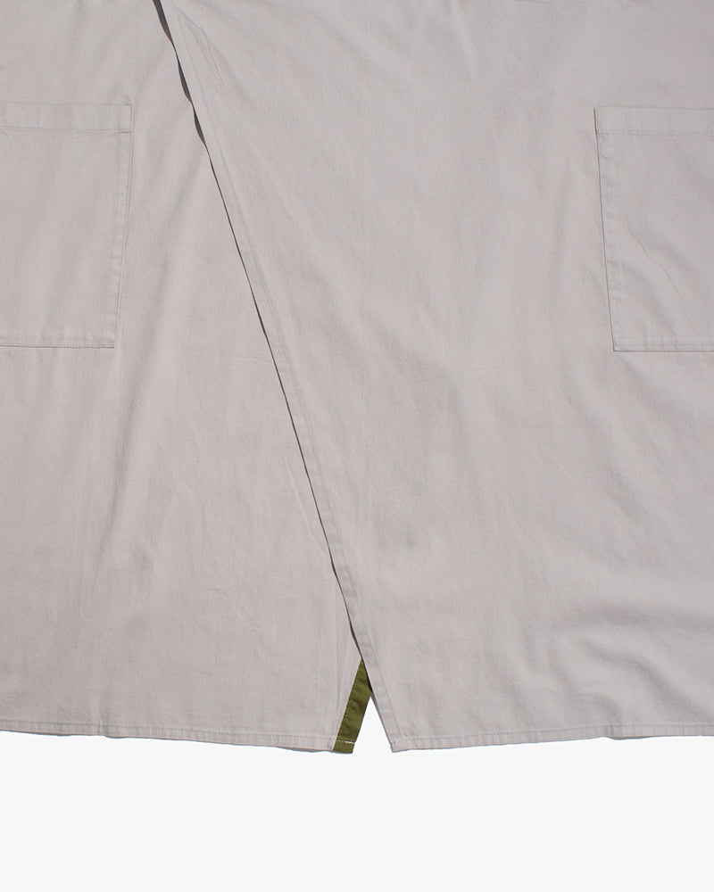 Bisque Whimsy Waist Wrap Apron - Light Grey
