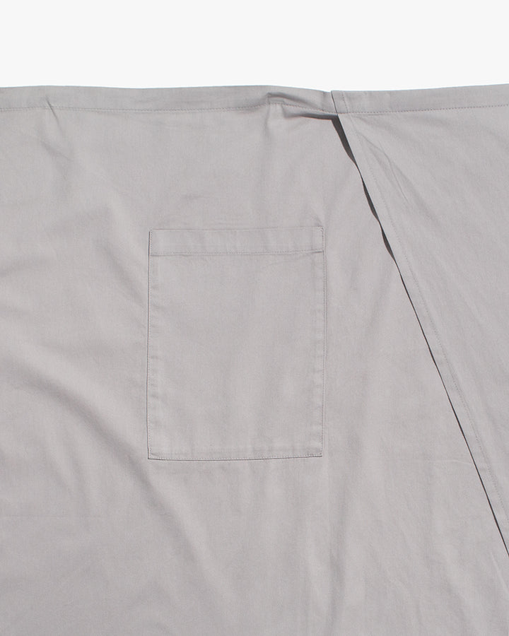 Bisque Whimsy Waist Wrap Apron - Light Grey