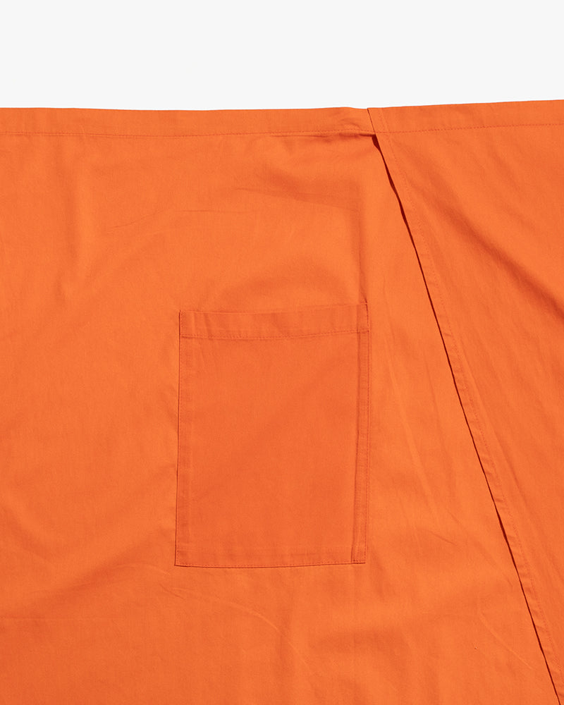 Bisque Whimsy Waist Wrap Apron - Orange