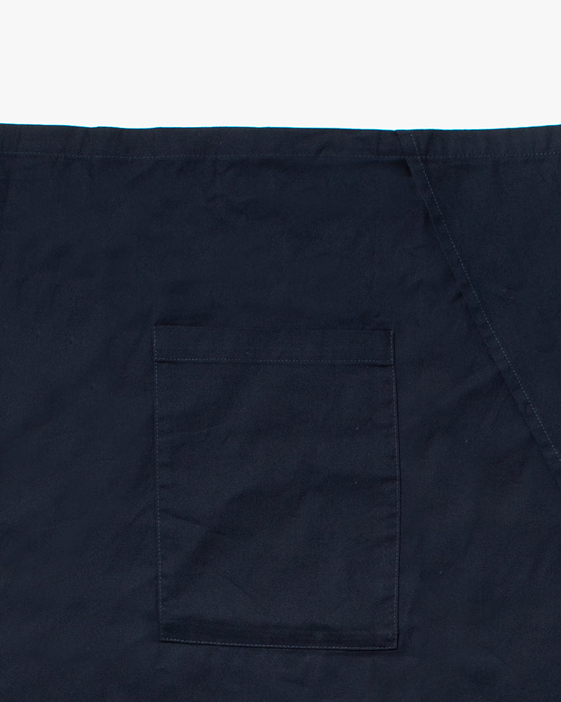 Bisque Whimsy Waist Wrap Apron - Navy