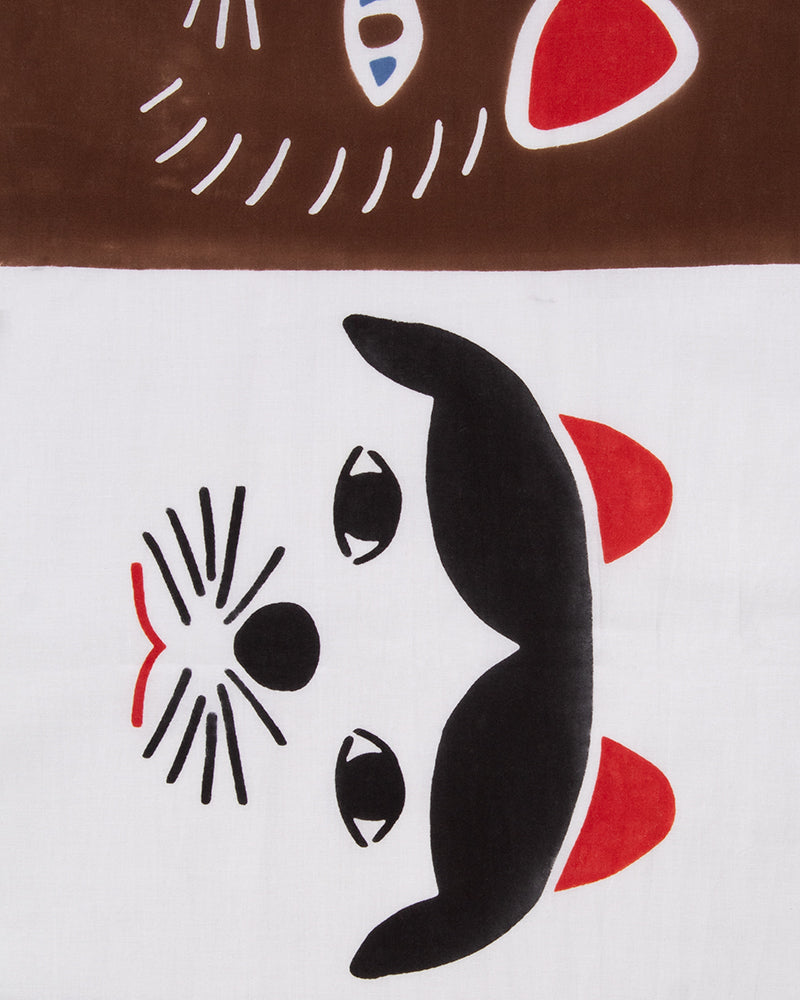 Tenugui, Chusen-Zome, Fukuneko