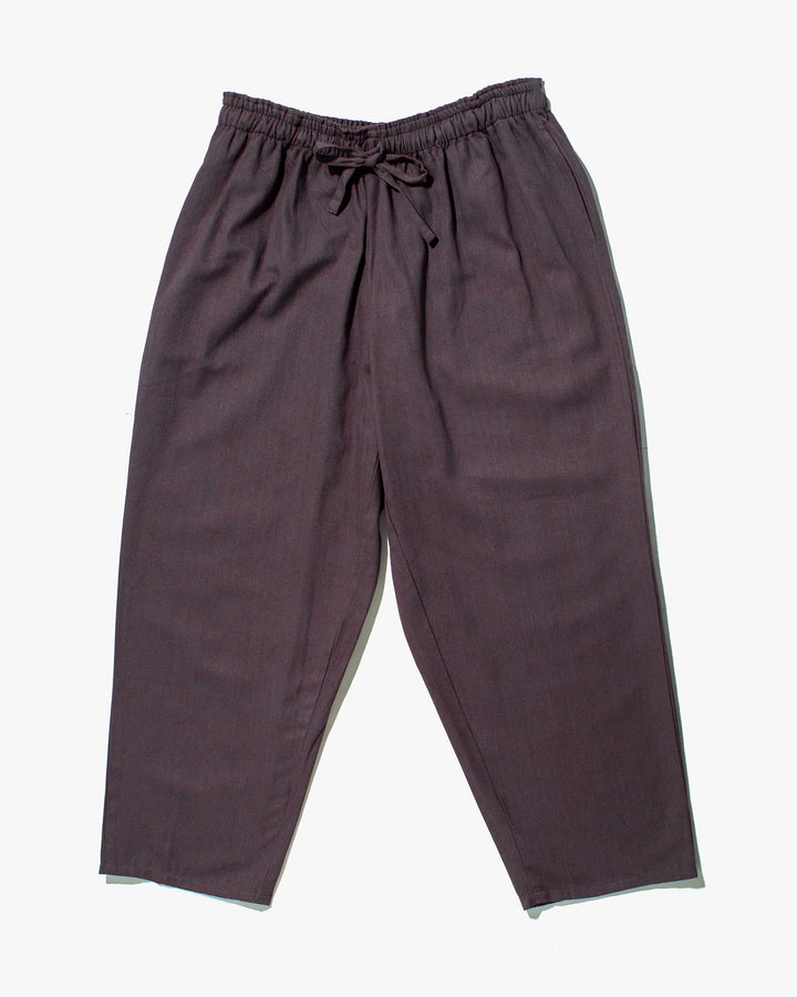 Wa-Modern Herringbone Drawstring Pants- Purple