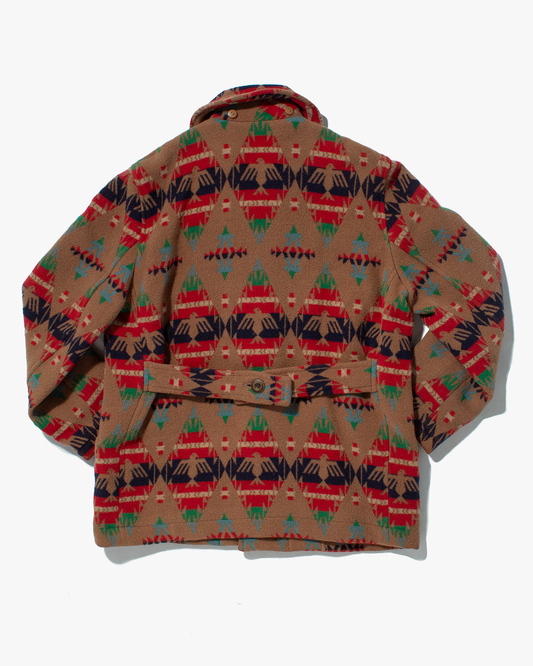 US Vintage Winter Jacket, Pina Kuus, Multi Color Geometric Designs - M