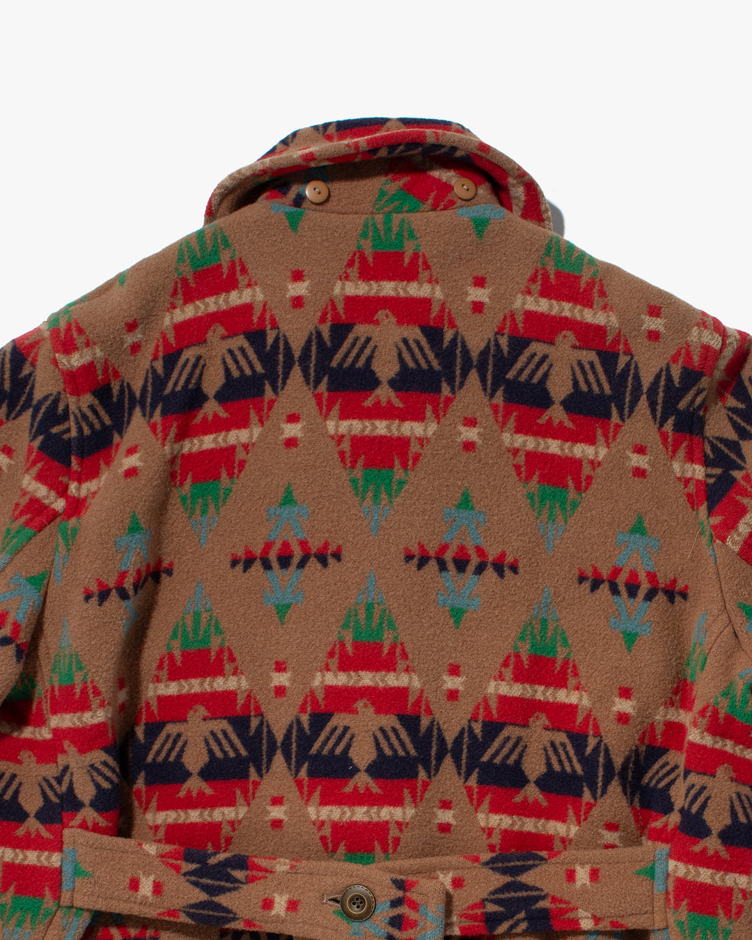 US Vintage Winter Jacket, Pina Kuus, Multi Color Geometric Designs - M