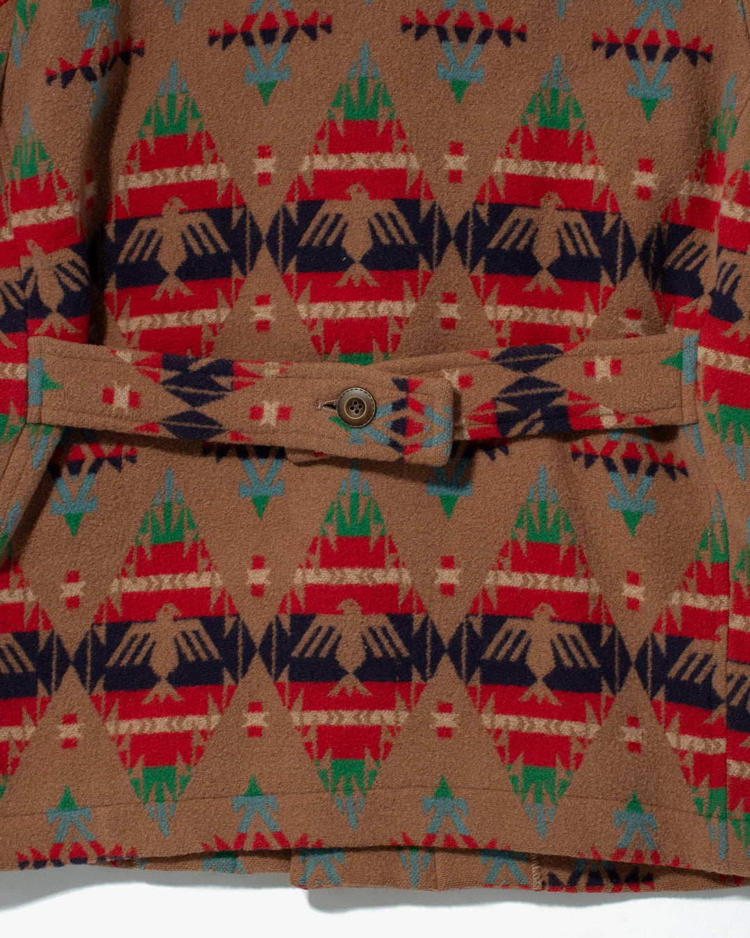 US Vintage Winter Jacket, Pina Kuus, Multi Color Geometric Designs - M