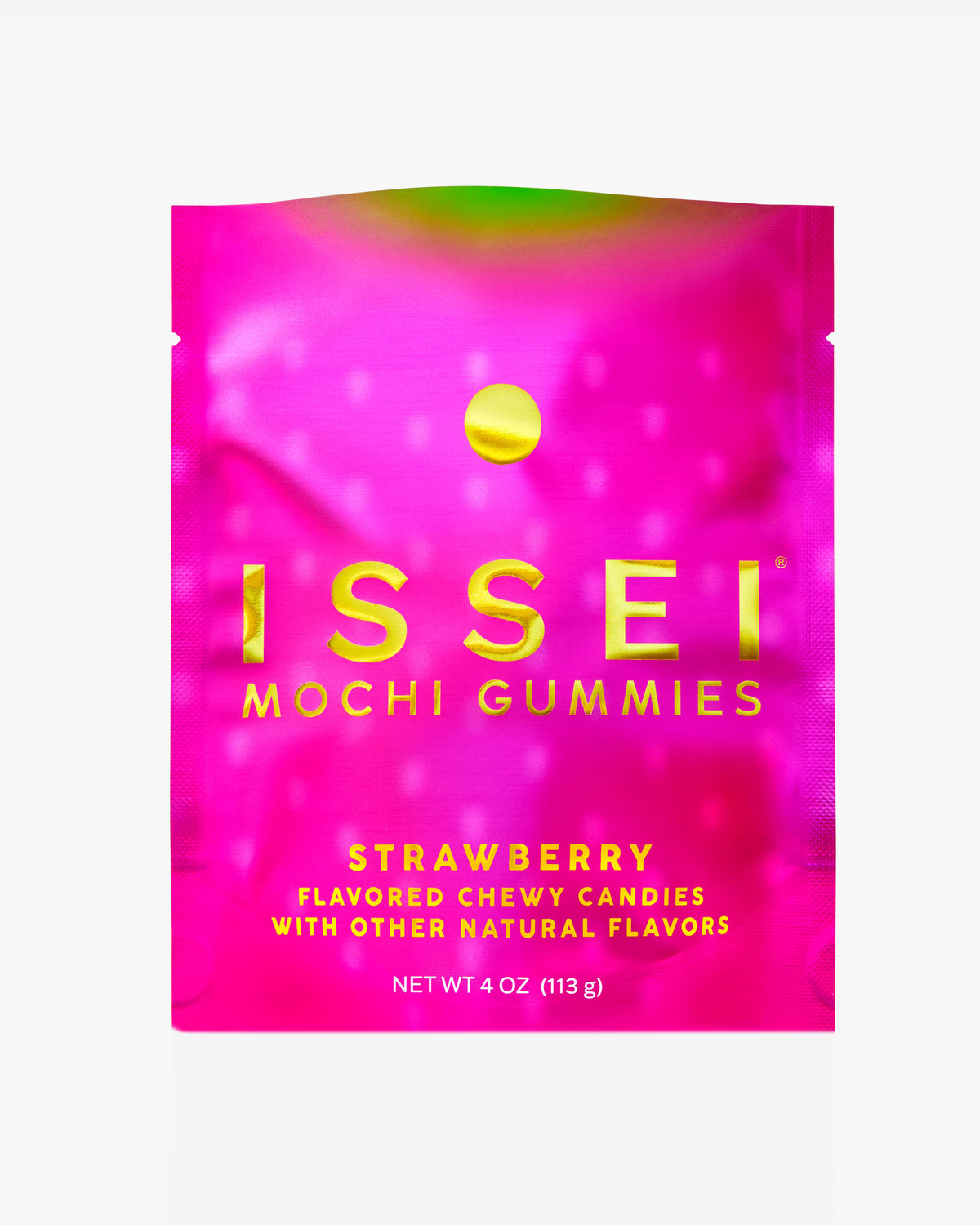 ISSEI Mochi Gummies, Strawberry LARGE (4 oz)