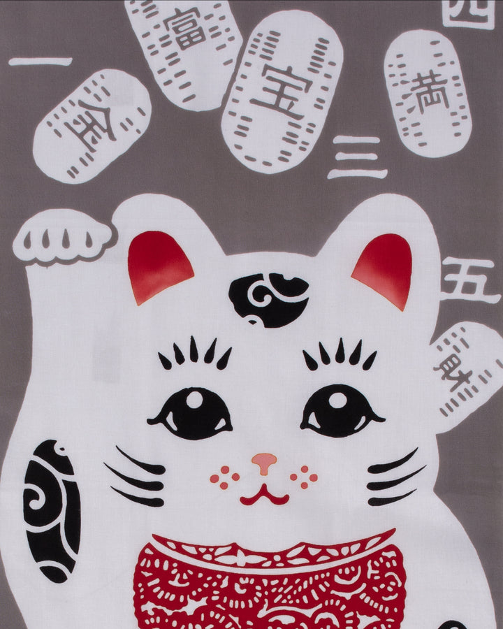 Tenugui, Chusen-Zome, Lucky Cat