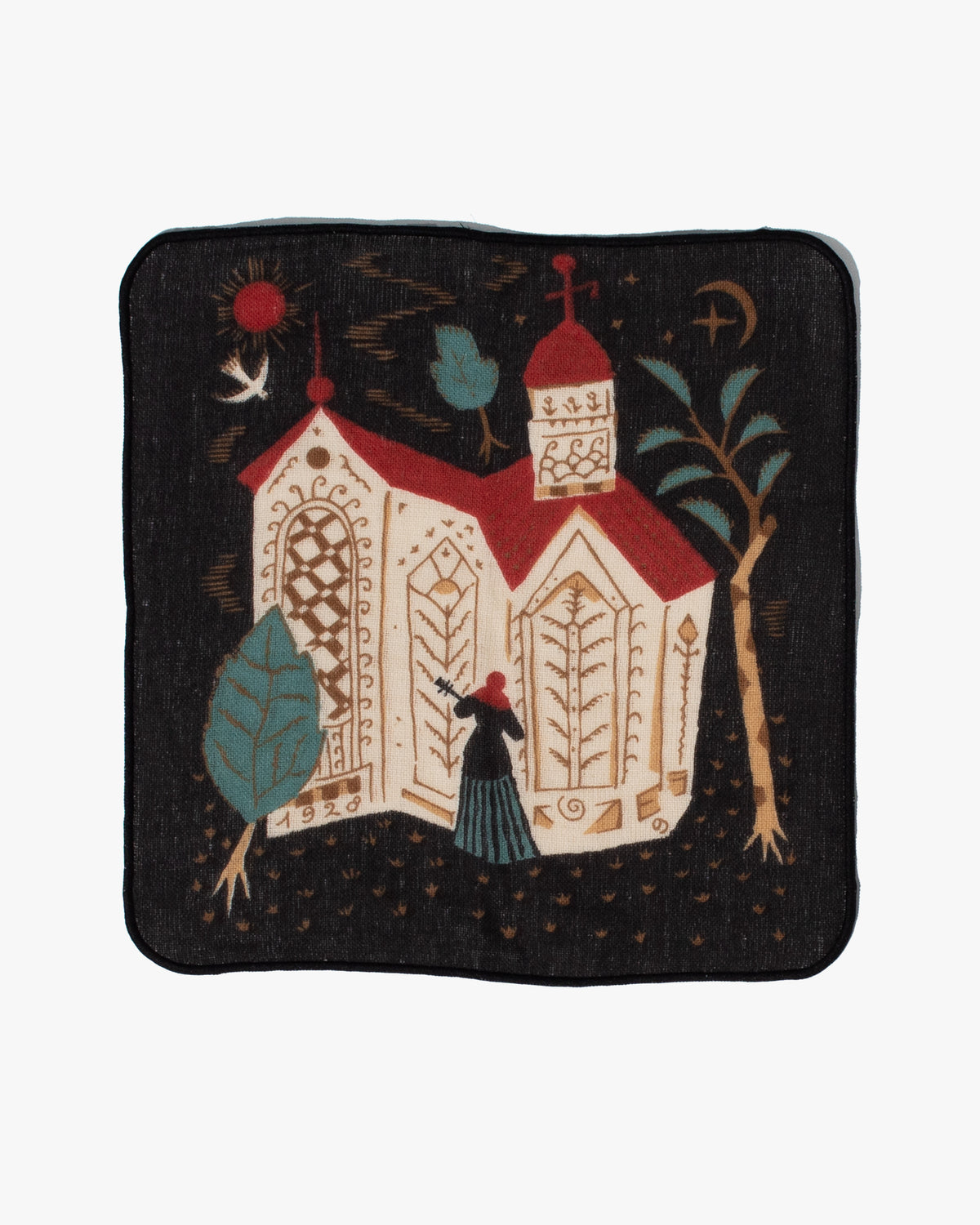 Japanese Handkerchief, Gauze Pile, Yumeji Takehisa, Serenade Black