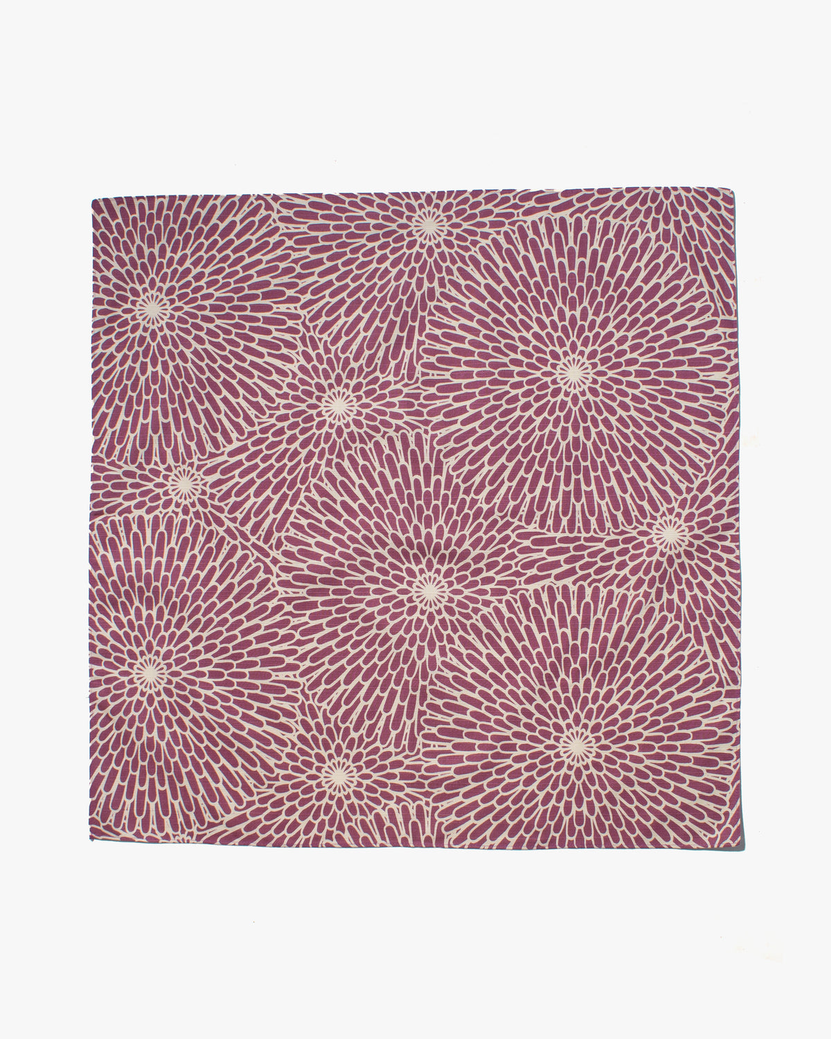 Modern Furoshiki, Musubi, Reversible, Isa Monyo, Kiku, Purple and Sky Blue, 27.5" x 27.5"