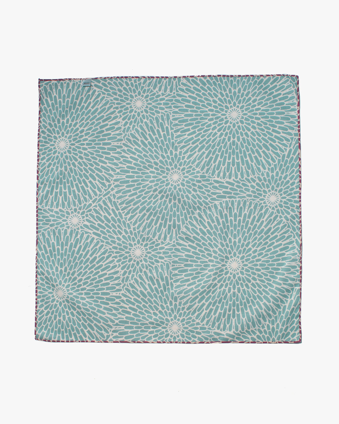 Modern Furoshiki, Musubi, Reversible, Isa Monyo, Kiku, Purple and Sky Blue, 27.5" x 27.5"