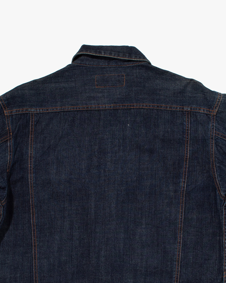 Japanese Repro Denim Jacket, Sekaifuji, Utility Pocket Details - XL