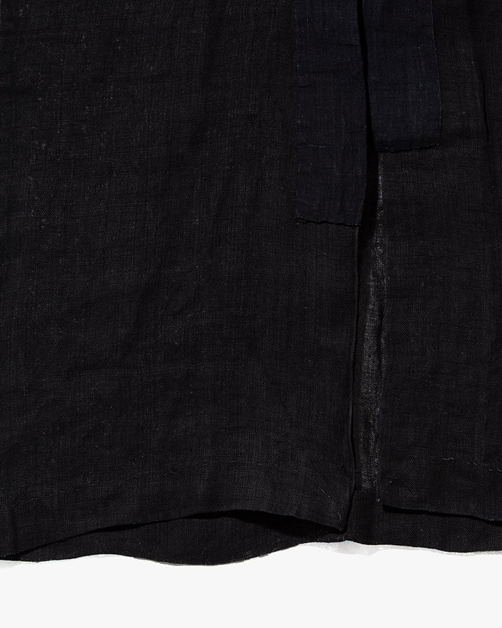 Vintage Noragi Jacket, Partially Sashiko Stitched, Indigo with White Hishi