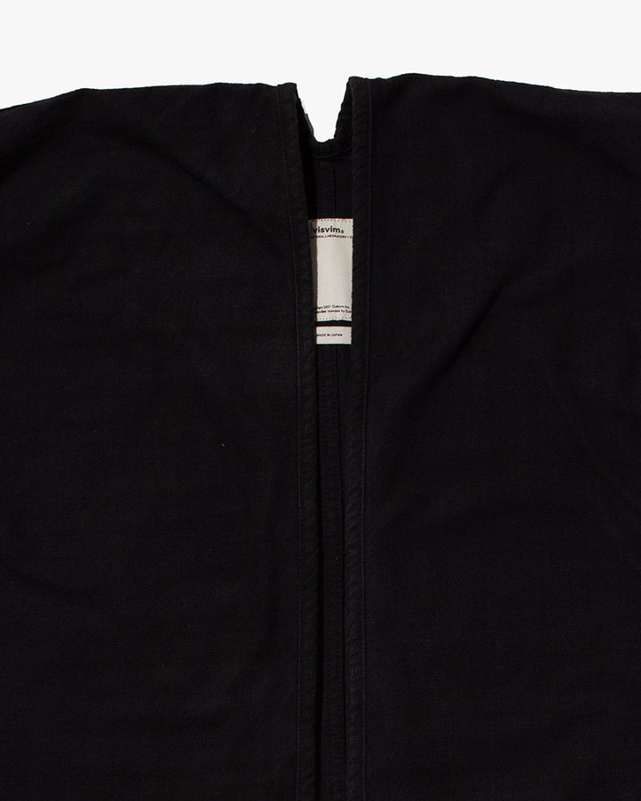 Japanese Repro Noragi-Style Jacket, Cubism, Black with Diamond Embroidered Details - S