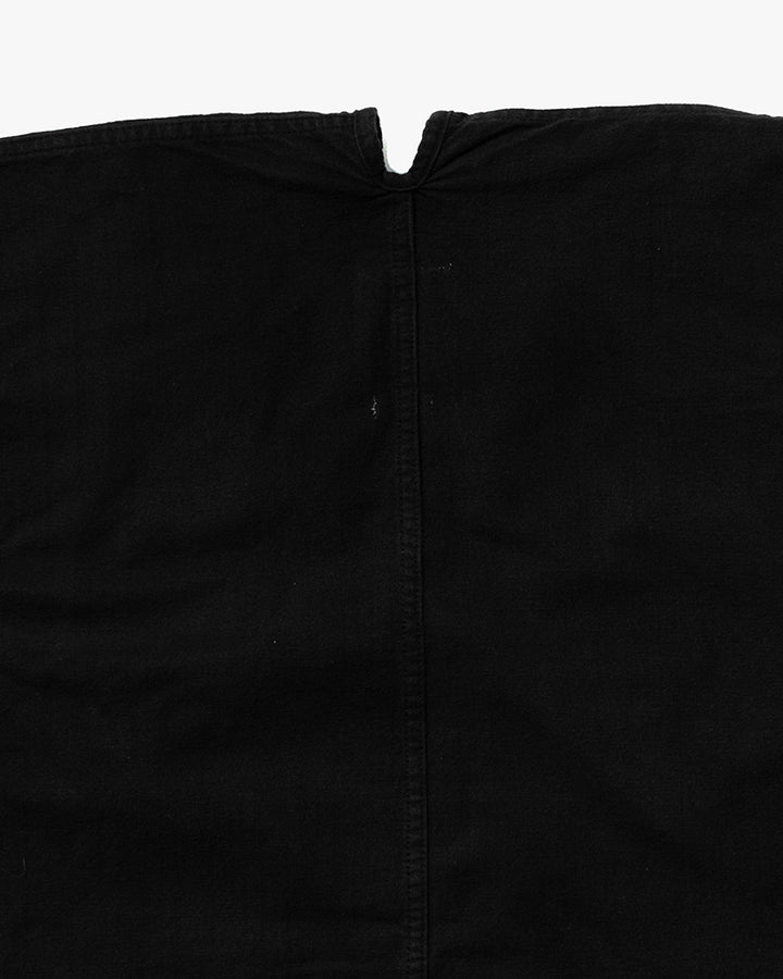 Japanese Repro Noragi-Style Jacket, Cubism, Black with Diamond Embroidered Details - S